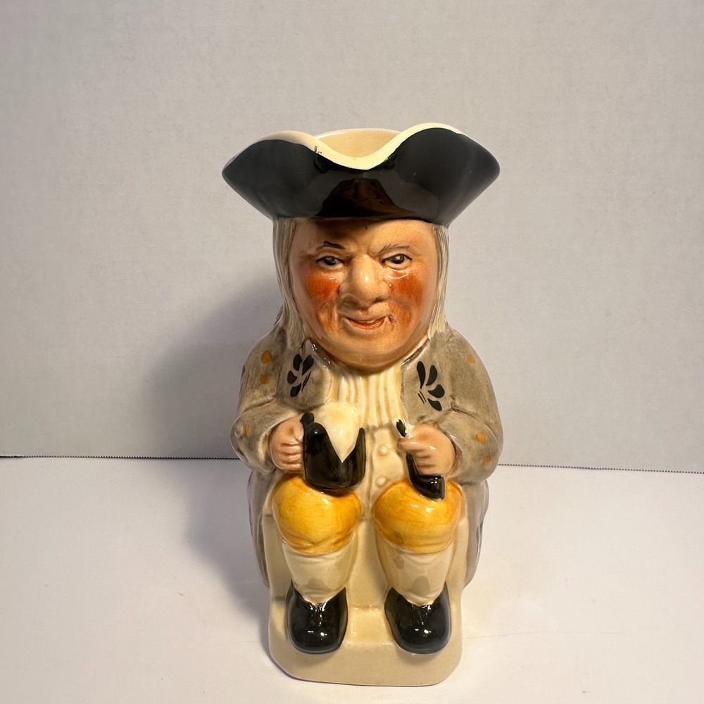 Tony Wood Staffordshire England Toby Jug Ralph Wood Style With Certificate 1982